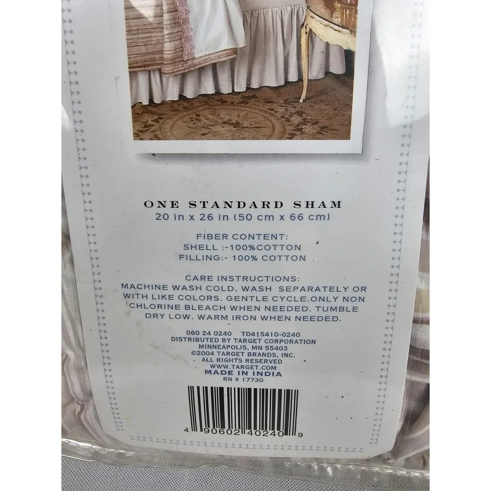 2-Simply Shabby Chic DOLCE COLLECTION Standard Sham New